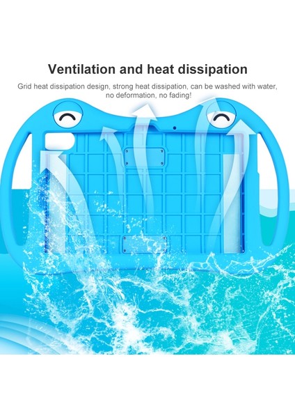 Tcl Tab 8 4g Mavi Için Karikatür Silikon Tablet Kılıfı (Yurt Dışından)