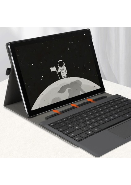 Microsoft Surface Pro 7/6/5/4 Siyah Için Geyik Kafası Kılıfı (Yurt Dışından)