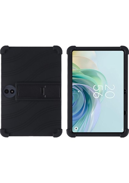 Tcl Tab 11 Gen 2 Siyah Için Tutuculu Silikon Tablet Kılıfı (Yurt Dışından)