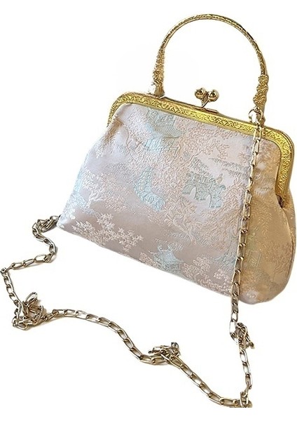 Kadın Klasik Ipek Çanta Crossbody Çanta (Yurt Dışından)