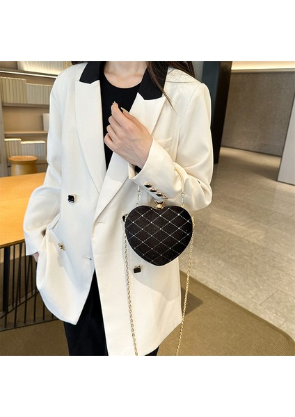 Lady's Için Yüksek Kaliteli Kalp Şeklinde Bir El Çantası-1 (Yurt Dışından) fiyatları