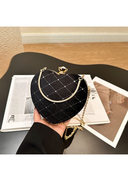 Lady's Için Yüksek Kaliteli Kalp Şeklinde Bir El Çantası-1 (Yurt Dışından) fırsatları