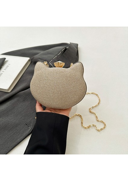 Kadın Moda Omuz Çantası Küçük Yuvarlak Çanta-1 (Yurt Dışından)