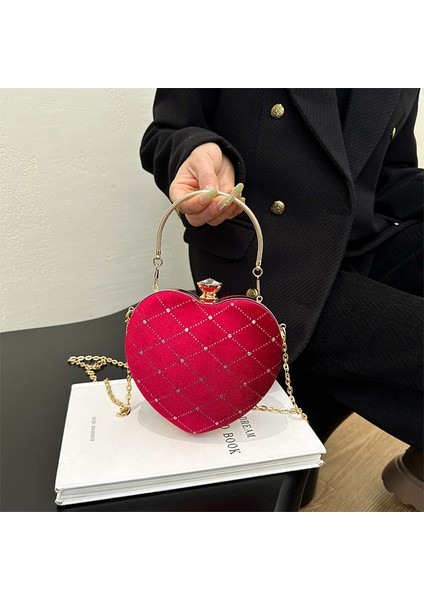 Lady's Için Yüksek Kaliteli Kalp Şeklinde Bir El Çantası-1 (Yurt Dışından) modelleri