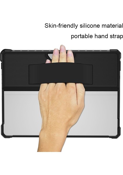 D Microsoft Surface Pro 9 Siyah Için Içi Boş Tablet Kılıfı (Yurt Dışından)
