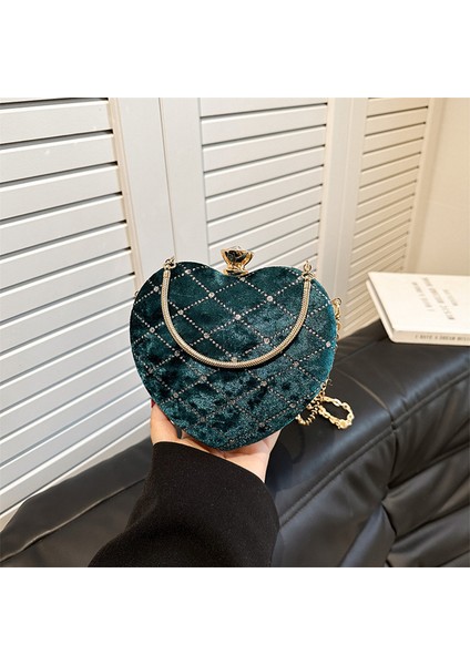 Lady's Için Yüksek Kaliteli Kalp Şeklinde Bir El Çantası-1 (Yurt Dışından)