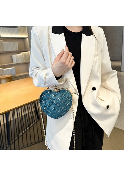 Lady's Için Yüksek Kaliteli Kalp Şeklinde Bir El Çantası-1 (Yurt Dışından) fiyatları