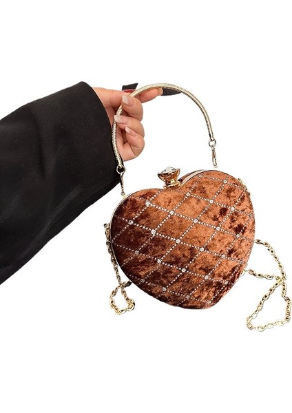 Lady's Için Yüksek Kaliteli Kalp Şeklinde Bir El Çantası-1 (Yurt Dışından)