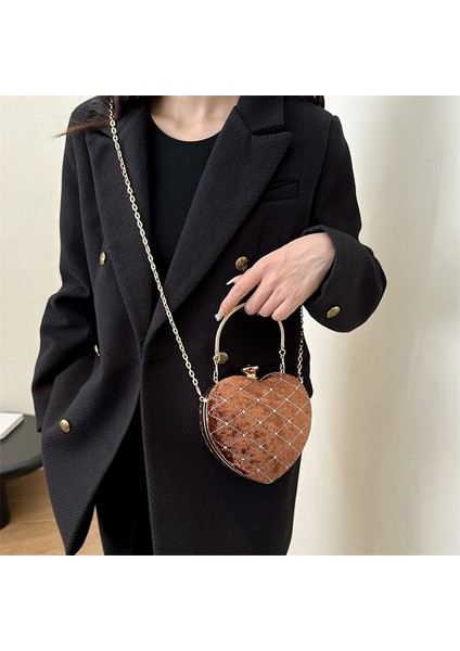 Lady's Için Yüksek Kaliteli Kalp Şeklinde Bir El Çantası-1 (Yurt Dışından) modelleri