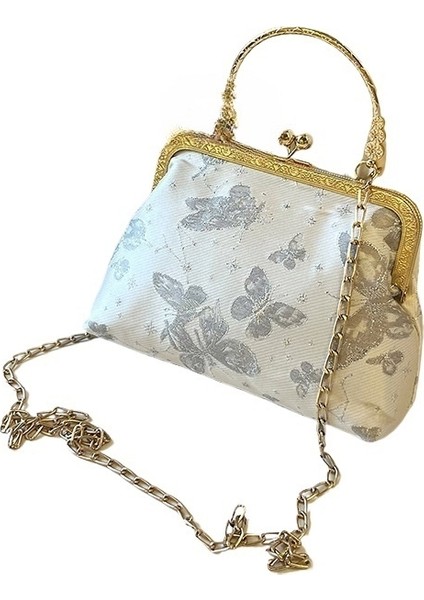 Kadın Klasik Ipek Çanta Crossbody Çanta (Yurt Dışından)