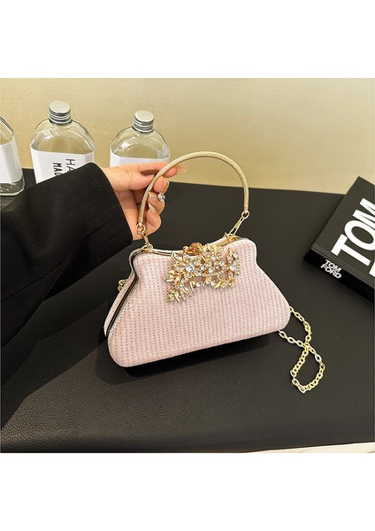 Kadın Premium Inci Zincir Çapraz Askılı Çanta (Yurt Dışından) fırsatları