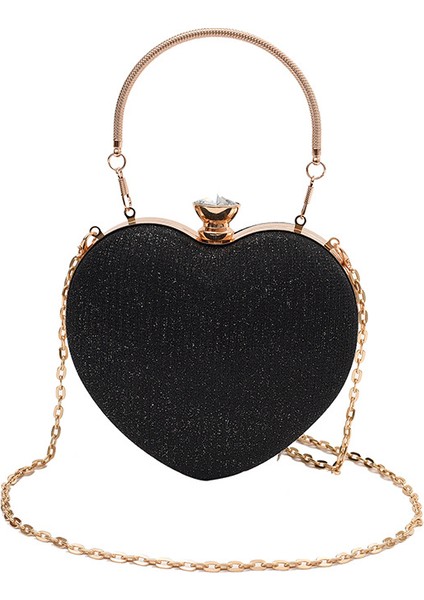 Yüksek Sonun Kadınların Moda Kıs Itlı Çantası Kalp Şeklindeki Çantası-1 (Yurt Dışından)