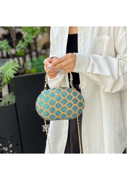 Bayanların Trendi Sequin, Akşam Yemeği Kısıtlı Çantası. (Yurt Dışından) fiyatları