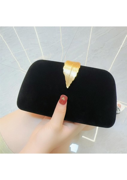 Premium Dokulu Kadın Clutch (Yurt Dışından)