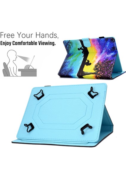 10 Inç Tablet Yıldızlı Gökyüzü Yansıması Için Deri Kılıf (Yurt Dışından) fırsatları