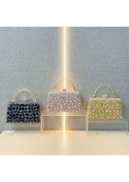 El Yapımı Ziyafet Çanta Kadın Parlak Crossbody Çanta (Yurt Dışından) fiyatları