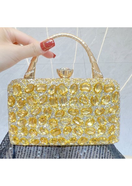 El Yapımı Ziyafet Çanta Kadın Parlak Crossbody Çanta (Yurt Dışından) fırsatları