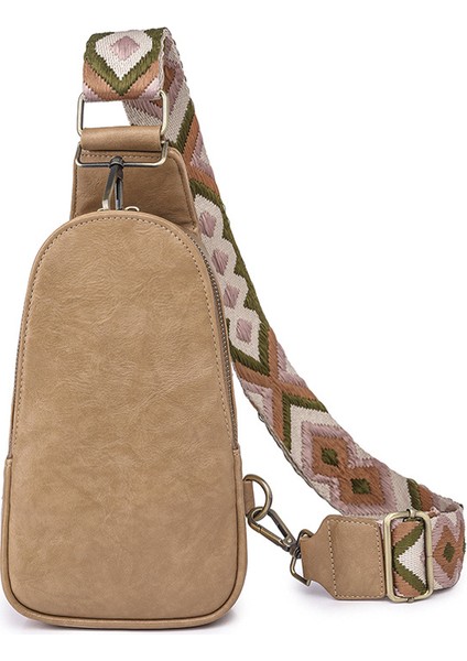 Çok Renkli Kadın Bel Çantası Çapraz Askılı Çanta-1 (Yurt Dışından)