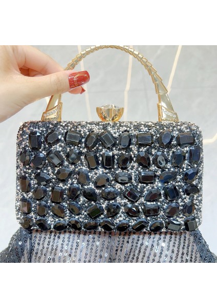 El Yapımı Ziyafet Çanta Kadın Parlak Crossbody Çanta (Yurt Dışından) modelleri