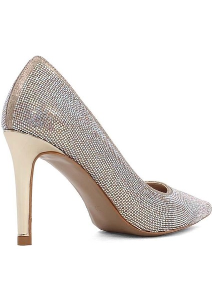 Kadın Dore Taşlı Ince Topuklu Stiletto indirimleri