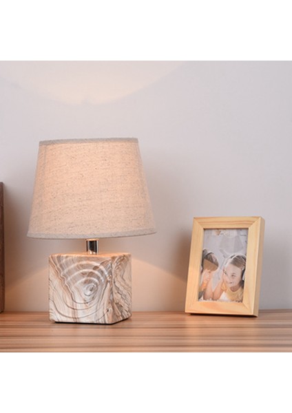 Modern Minimalist Seramik Masa Lambası Oturma Odası Yatak Odası Göz Koruması Başucu Ev Düğün Masa Lambası, A, Ab Tak (Yurt Dışından)