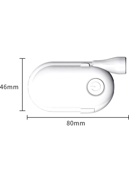 Mini Katlanabilir Kitap Işığı Göz Koruma Işığı Klipsli 360° Döndürülebilir Çalışma Lambası Şarj Edilebilir USB Seyahat Yatak Odası Okuma Lambası (Yurt Dışından)