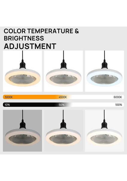 Entegre Işıklar ile 30W Tavan Vantilatörü E27 Uzaktan Tavan Aydınlatma Yatak Odası Oturma Odası Anahtarı Kontrol Ev Lambası A (Yurt Dışından) fiyatları