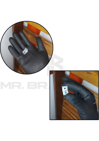 25 ad. L Demir Gönye Köşebent 16x16x16mm - Mobilya Dolap Köşe Sabitleme Birleştirme Bağlantı Aparatı modelleri