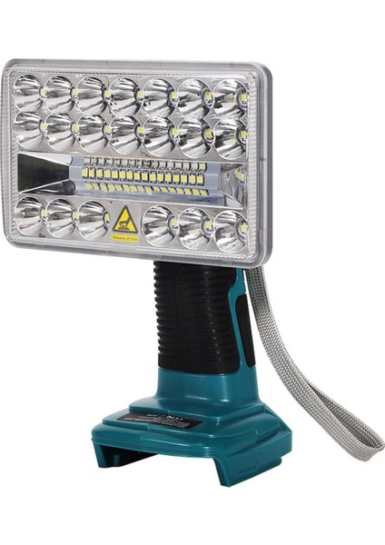 Makita 18V Lityum Pil Için 2000LM LED Çalışma Işığı, Kamp, Acil Durum Için Projektör, Şarj Edilebilir LED El Feneri (Yurt Dışından)