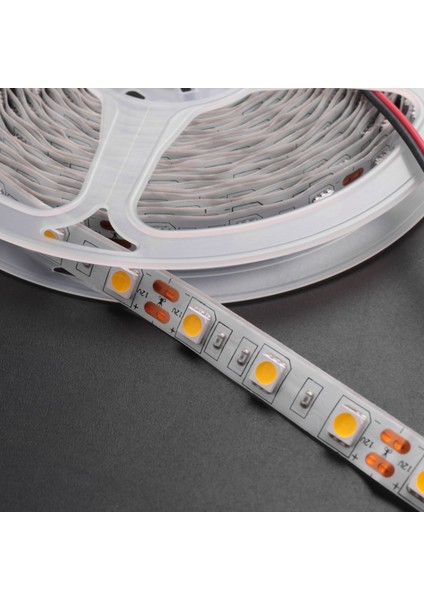 5m 300 Sıcak Beyaz LED 5050 Smd Esnek Işık Lamba Şeridi 12V Dc Ev Kulübü (Yurt Dışından)