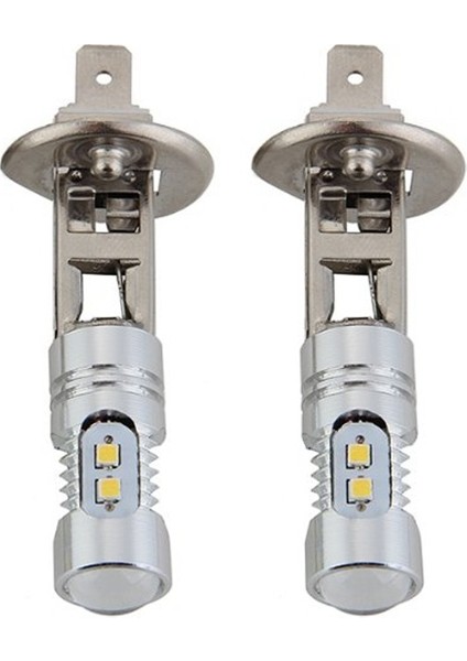 2 x H1 2323 Smd 10 Beyaz LED Oto Araba Sis Farı Lambası Ampul (Yurt Dışından)