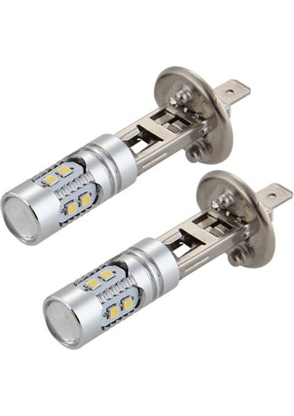 2 x H1 2323 Smd 10 Beyaz LED Oto Araba Sis Farı Lambası Ampul (Yurt Dışından)