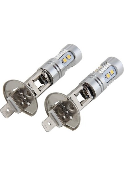 2 x H1 2323 Smd 10 Beyaz LED Oto Araba Sis Farı Lambası Ampul (Yurt Dışından)