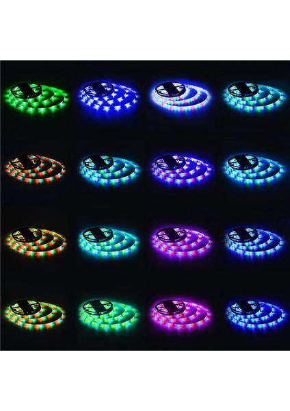5m Rgb Işık Şeridi 3528 300LED Esnek LED Şerit Işık 44 Tuşlu Uzaktan Kumanda + Kumanda ile Noel Oturma Odası Yatak Odası Için (Yurt Dışından) modelleri