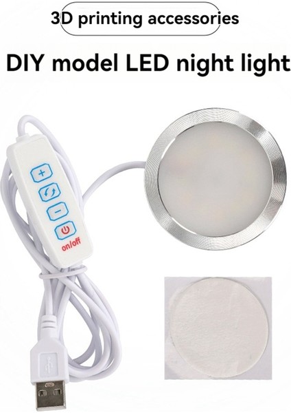 3D Baskı Modeli LED Işık LED Spot 5V Ultra Ince Gece Lambası USB Ayarlanabilir LED Işık Garaj Seti Lambası Için (Yurt Dışından)