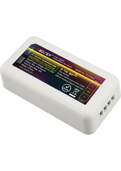 Miboxer Rf 2.4g LED Şerit Uzaktan Kumanda Dimmer Cct Rgb Rgbw Rgbcct Wl5 Wl-Box1, FUT035 (Yurt Dışından)