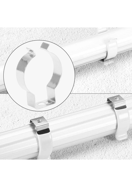 120 Adet T8 LED Ampuller U Klipler Tutucu Floresan Tüp Lamba Braketi (Yurt Dışından)