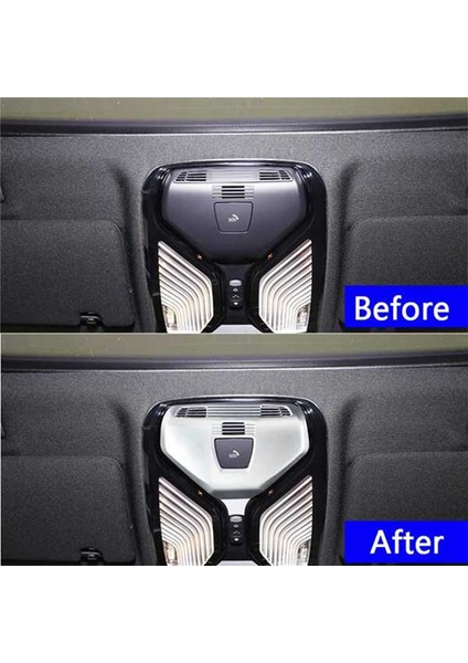 Bmw 5 6 Serisi Gt/x3/x4 X5 G30 Araç Iç Mekan Sticker Aksesuarları Için Karbon Fiber Ön Okuma Lambası Paneli Kapağı Döşemesi (Yurt Dışından) modelleri