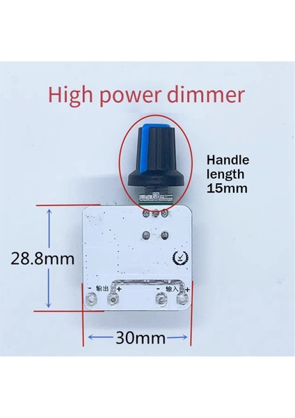LED Sabit Voltaj Dimmer Kartı Kontrol Modülü Masa Lambası Kademesiz Düğme Potansiyometre Canlı Dolum Işığı Dimmer Modülü,a (Yurt Dışından) fırsatları