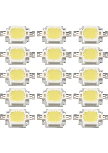 20PCS 10W LED Saf Beyaz Yüksek Güç 1100LM LED Lamba Smd Çip Ampul Dc 9-12V (Yurt Dışından)