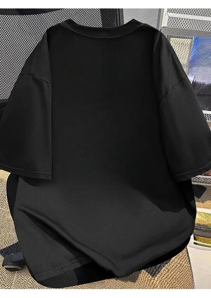 Focus Cat Baskılı Siyah T-Shirt fiyatları