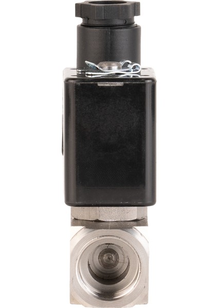 24V Dc Paslanmaz Kompresör Solenoid Valf Normalde Kapalı 1/8" (0-16 BAR)
