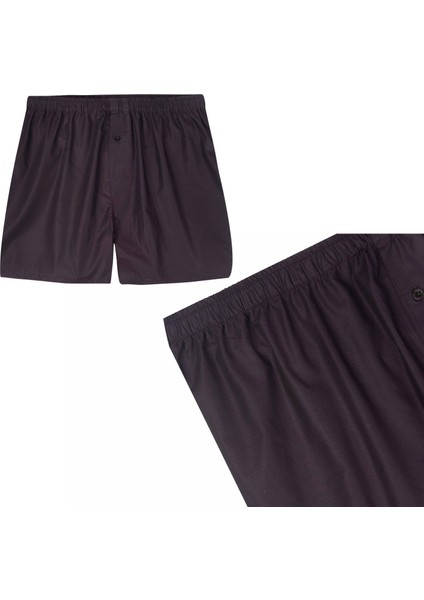 Boxer Erkek, 5'li "KARIŞIK" Boxer Set, % 100 Pamuklu POPLİN Kumaş Boxer, KOYU RENKLER, 5 ADET(Medium)