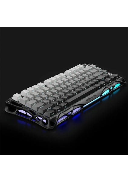 Mercury K1 Rgb Kablosuz Mekanik Gaming Klavye, Alüminyum Çerçeveli, Ingilizce Q, Siyah