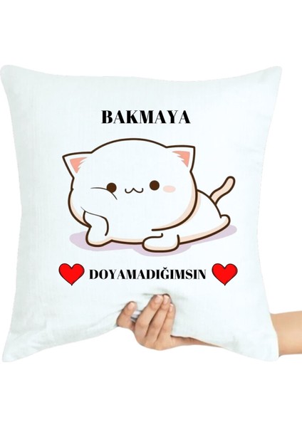 Bakmaya Doyamadığımsın Yazılı Yastık
