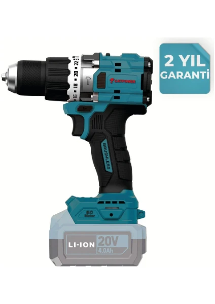 CAT4211-AKÜLÜ Darbeli Vidalama Li-Ion 100NM (Makine) Kömürsüz 13 mm 20V 2.0 Ah