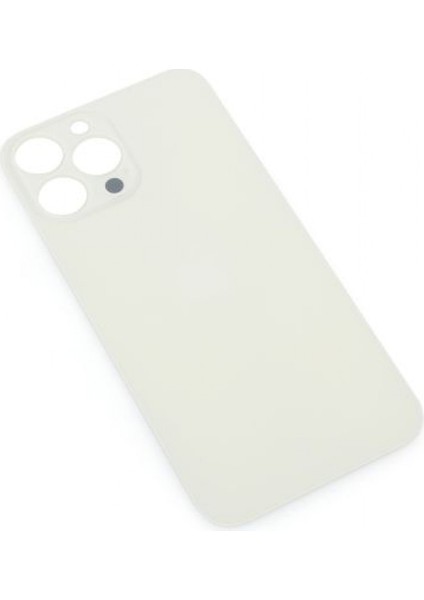 Apple iPhone Uyumlu 13 Pro Max Arka Kapak Pil Kapağı Beyaz