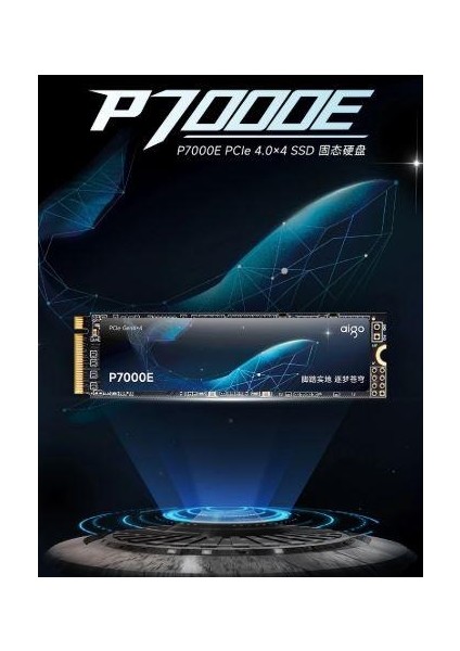 Aigo P7000E 1tb M2 SSD Gen4 Soğutuculu 7000MB/S