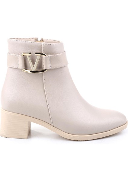 UM848 5 cm Topuklu Kaymaz Taban Günlük Kadın Bot