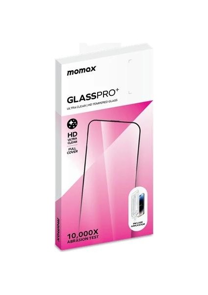 Glass Pro+ Ultra Clear 3D 15 Plus 16 Plus - Ekran Koruyucu Kırılmaz Cam